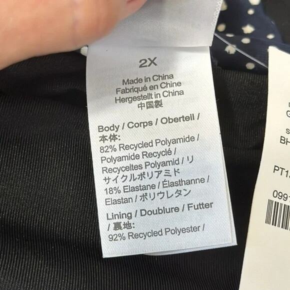 NWT J. Crew Christie Hipster Tiny Dot Bikini Swim Bottom XXL Navy Blue #3103 - Picture 8 of 15